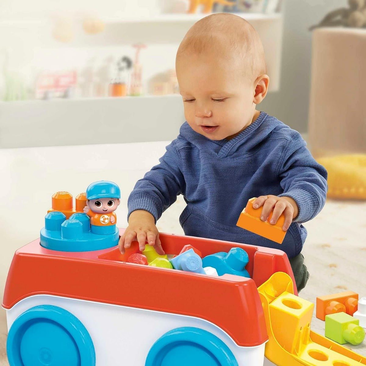 Mega Bloks Block Spinning Wagon HHN00 - Colorland Toys