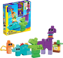 Mega Bloks Sensory Squeak 'N Chomp Dinos HKN43 - Colorland Toys