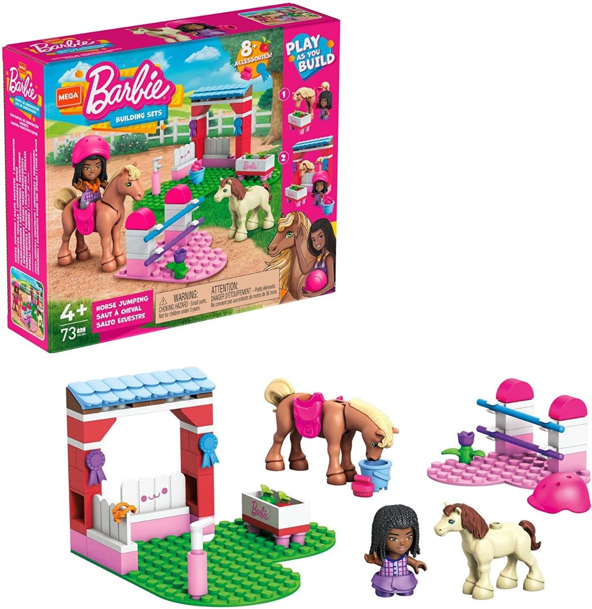Mega Brands Barbie Horse Jumping HDJ84 - Colorland Toys