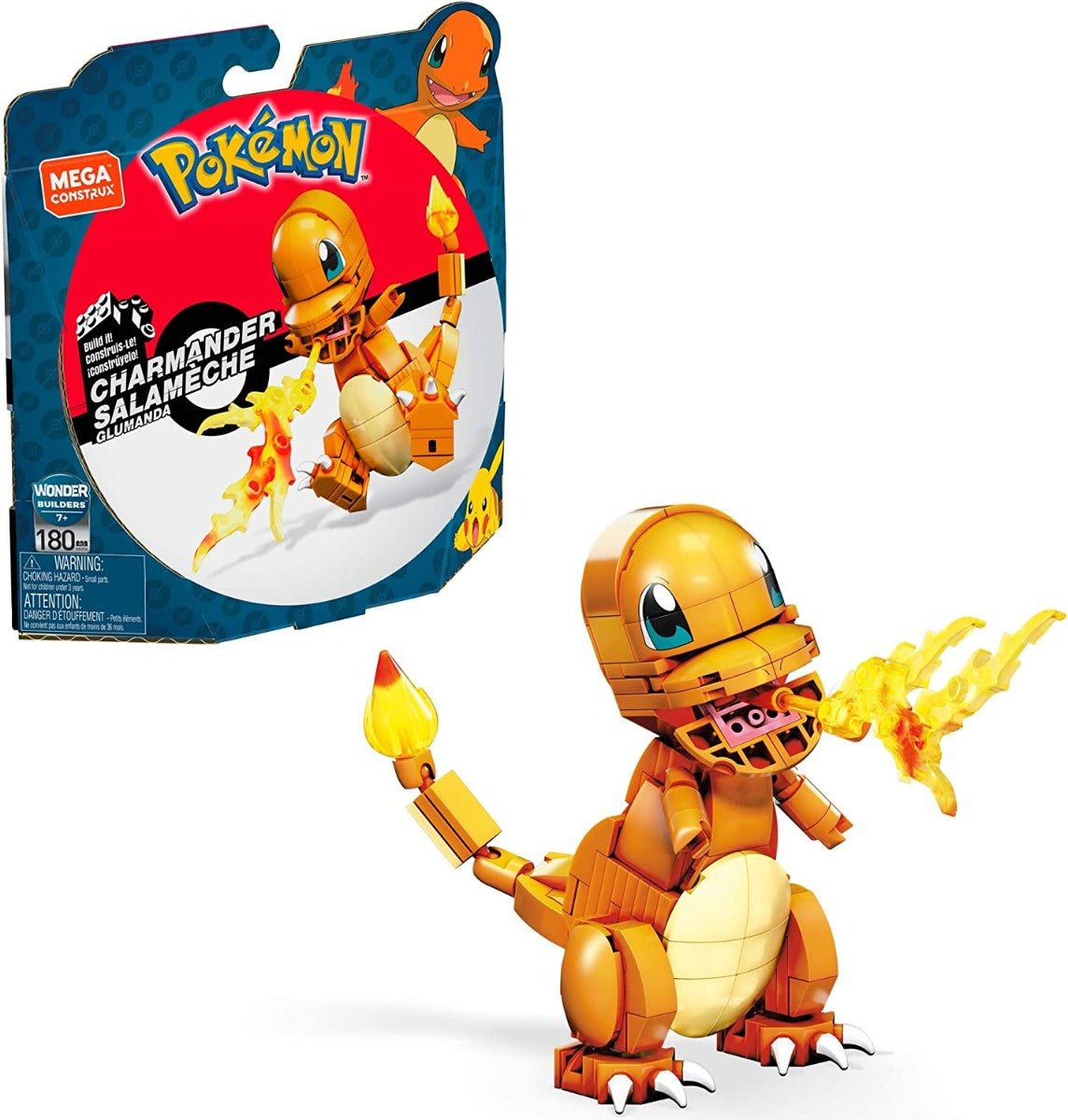 Mega Construx Pokemon Charmander Building Set GKY96 - Colorland Toys