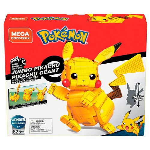 Mega Construx Pokemon Jumbo Pikachu FVK81 - Colorland Toys