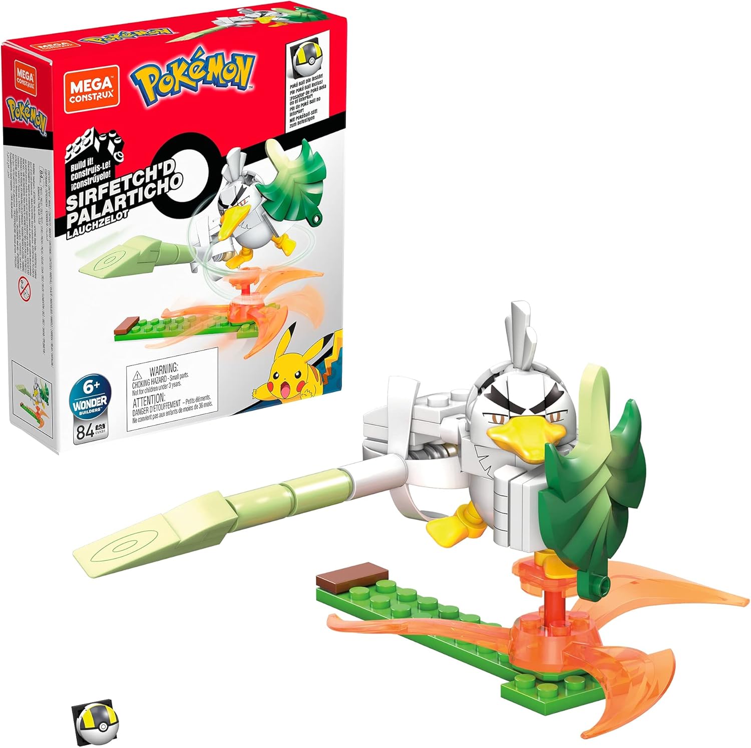 Mega Construx Power Pack Pokemon Sirfetch'D GDW29/GVK81 - Colorland Toys