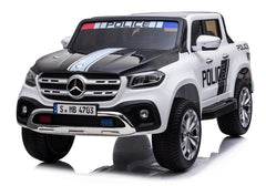 Megastar Licensed Ride On Mercedes Benz Police Car White 606J - Colorland Toys