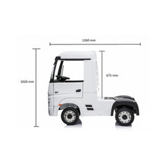 Megastar Mercedes Benz Actros Battery Operated Truck White LB - 853 - Colorland Toys