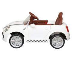 Megastar Mini Cooper Battery Operated Ride On White Car DLS06 - Colorland Toys
