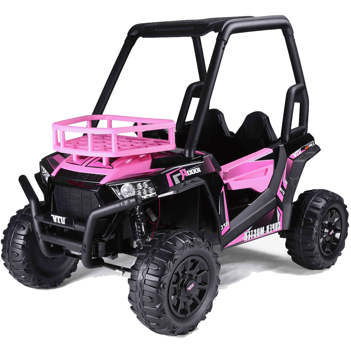 Megastar UTV Ride On Car Buggy For Kids Pink JS360 - Colorland Toys