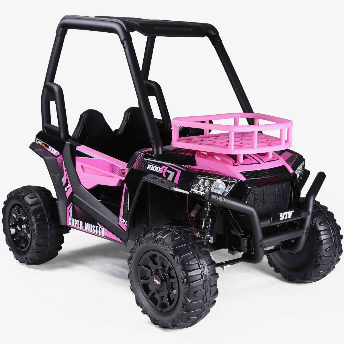 Megastar UTV Ride On Car Buggy For Kids Pink JS360 - Colorland Toys