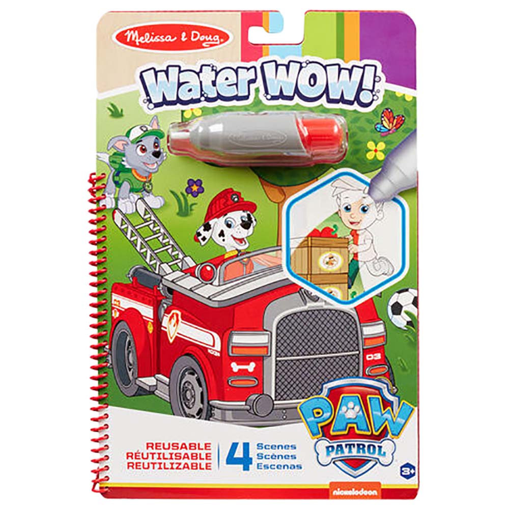 Melissa And Doug Paw Patrol Water Wow Marshall 33252 - Colorland Toys