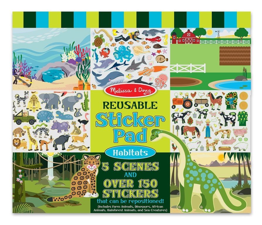 Melissa & Doug Habitats Sticker Pad 4196 - Colorland Toys