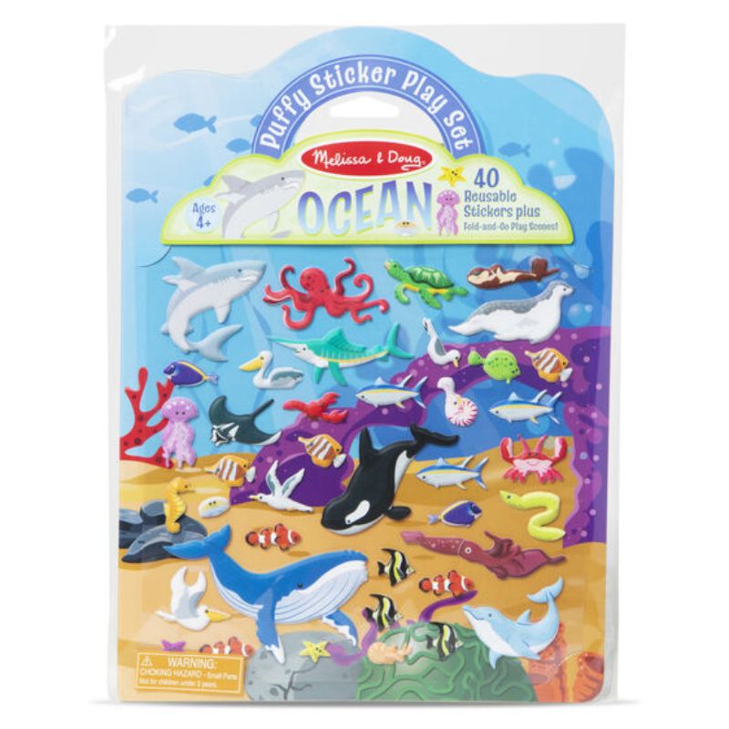 Melissa & Doug Ocean Puffy Sticker Play Set 30520 - Colorland Toys