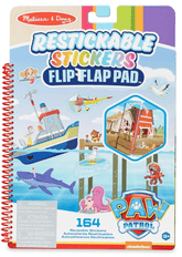 Melissa & Doug Paw Patrol Restickable Stickers Flip - Flap 33254 - Colorland Toys
