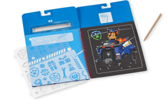 Melissa & Doug Paw Patrol Scratch Art Pad Chase 33259 - Colorland Toys