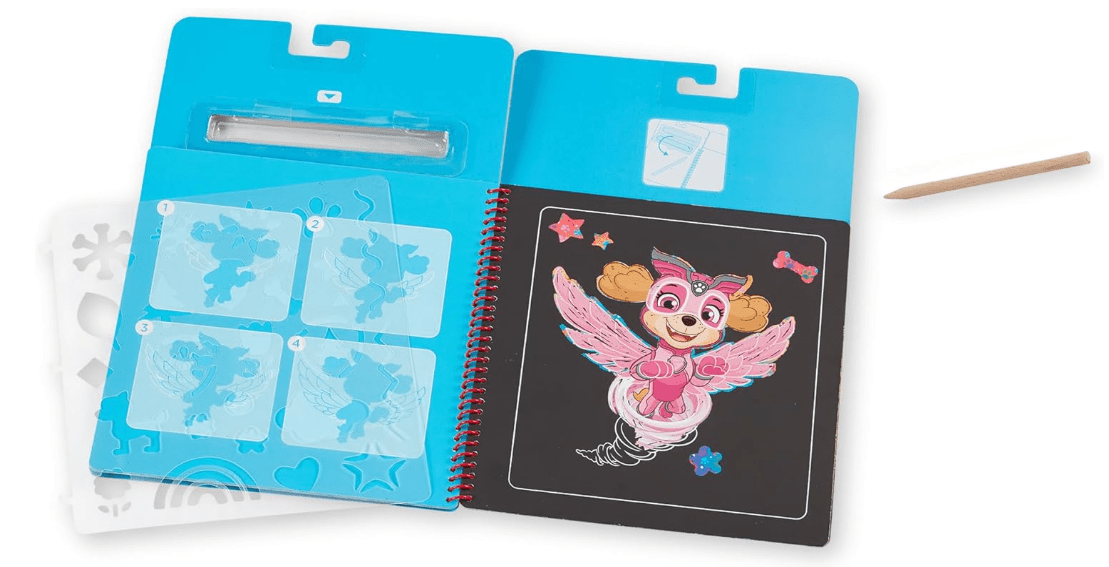 Melissa & Doug Paw Patrol Scratch Art Pad - Skye 33260 - Colorland Toys