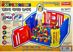 Melody Eduplay Baby Bear Zone Play Yard for Kids - Colorland Toys