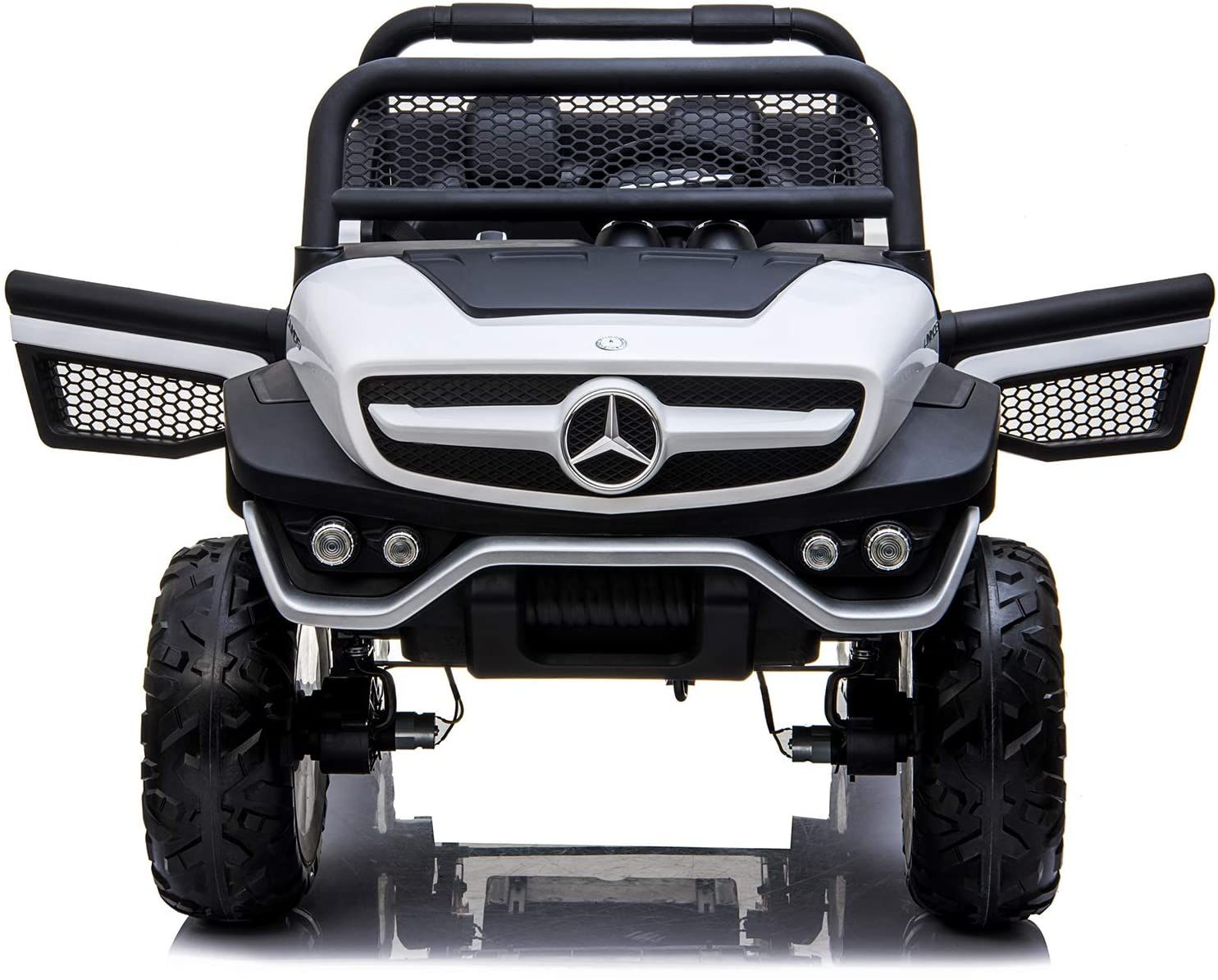 Mercedes - Benz AMG Unimog 4x4 Two Seat Ride On Car White 7988 - Colorland Toys