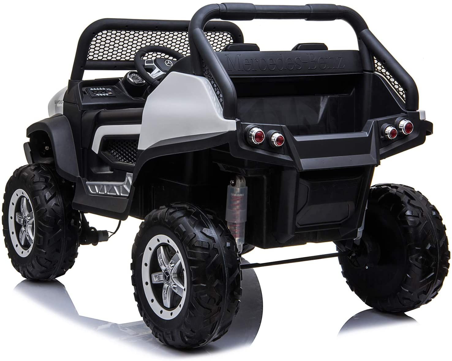 Mercedes - Benz AMG Unimog 4x4 Two Seat Ride On Car White 7988 - Colorland Toys