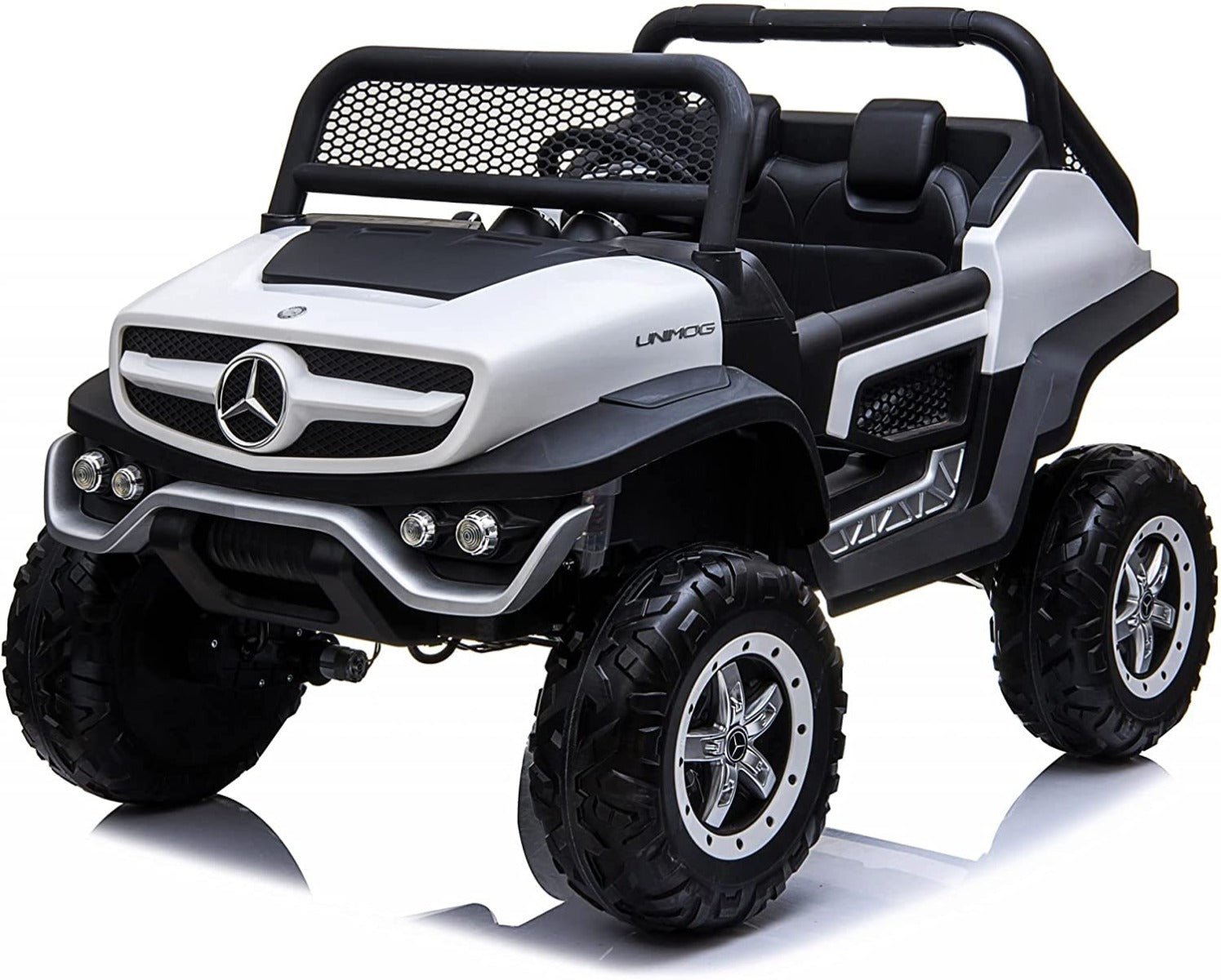 Mercedes - Benz AMG Unimog 4x4 Two Seat Ride On Car White 7988 - Colorland Toys