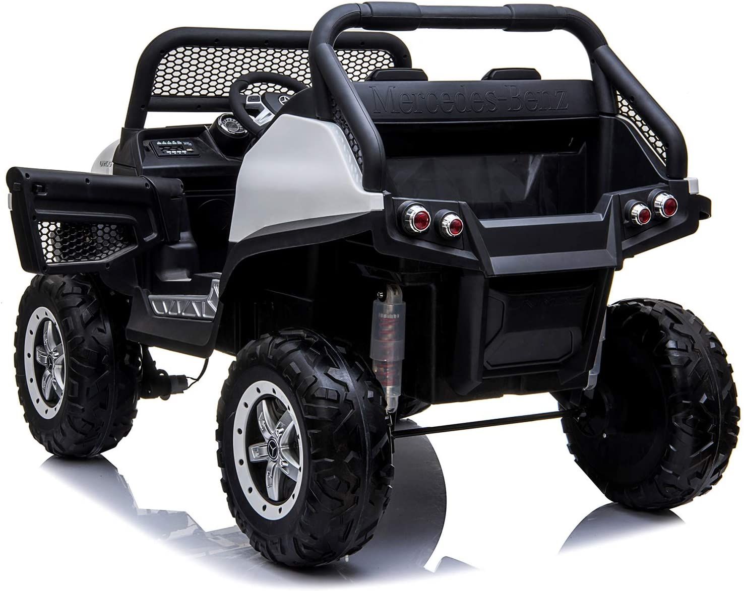 Mercedes - Benz AMG Unimog 4x4 Two Seat Ride On Car White 7988 - Colorland Toys
