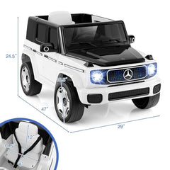 Mercedes Benz G-63 AMG 12V Ride-On EVA- Leather 2M Grey JJ2088 - Colorland Toys