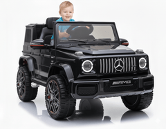 Mercedes - Benz G63 12V Battery - Powered Kids’ Jeep – Black - Colorland Toys
