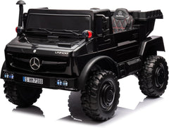 Mercedes Benz Unimog Dump Truck Black HM7188 - Colorland Toys