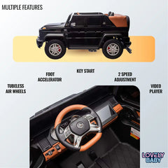 Mercedes - Maybach G650 Ride On 12V/4M Black A1000 - Colorland Toys