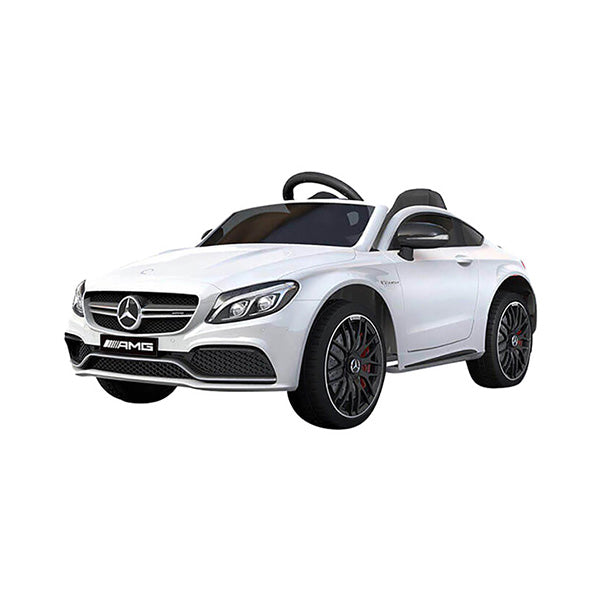 Licensed 12V Mercedes C63 Coupe - White - Colorland Toys