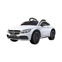 Licensed 12V Mercedes C63 Coupe - White - Colorland Toys