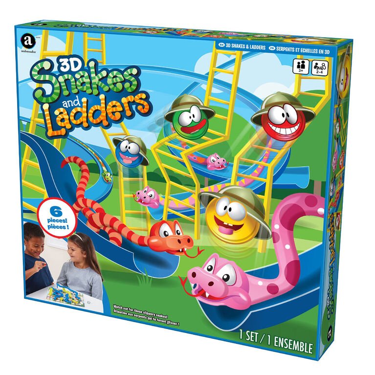 Merchant Ambassador 3D Snakes & Ladder GPF1819 - Colorland Toys