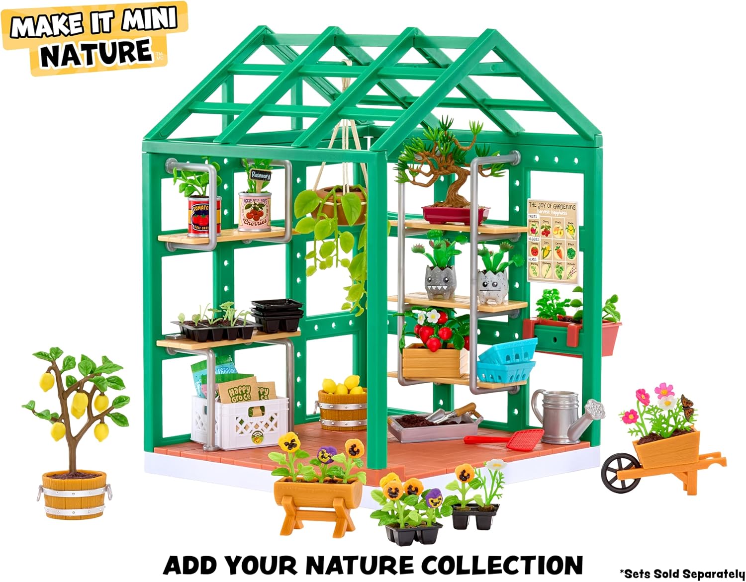MGA's Miniverse Spaces Starter Pack Greenhouse MGA-598060 - Colorland Toys