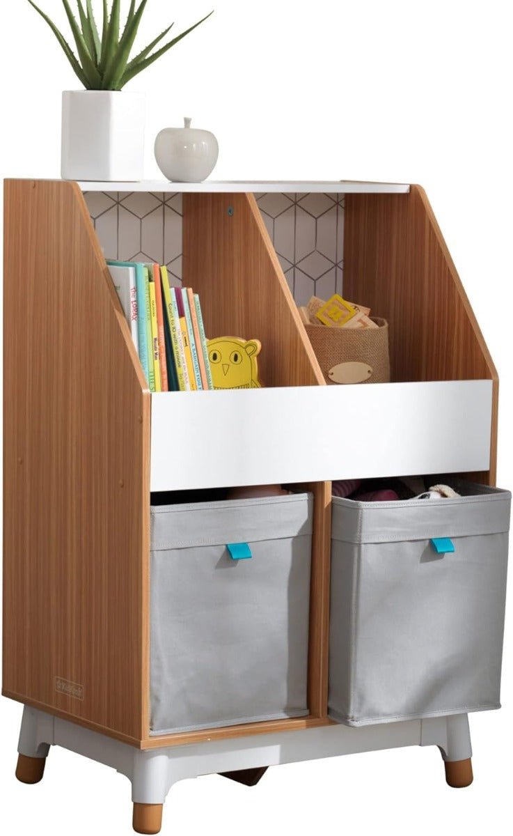 Mid - Century Kid Bin Storage Unit - Colorland Toys