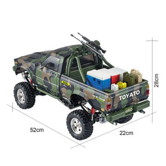 Middle East 4x4 Pickup 4WD Rally RC Car Military 1:10 - Colorland Toys