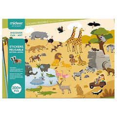 Mideer Animals Reusable Stickers MD - 1015 - Colorland Toys