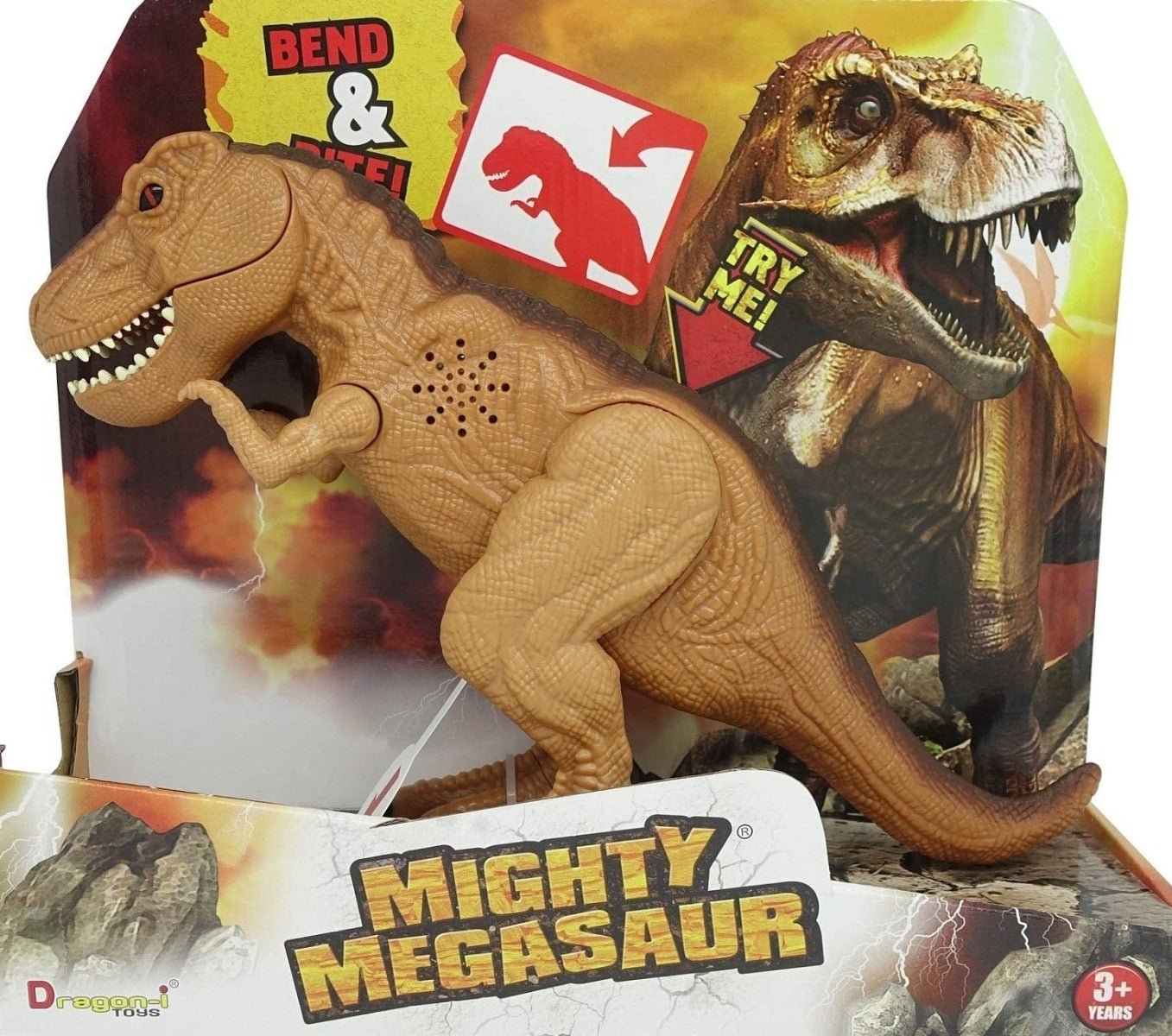 Mighty Megasaur Bend and Bite T - Rex 80086 - Colorland Toys