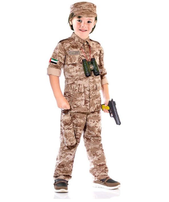 Military Costume 4 - 5Y/O - Colorland Toys