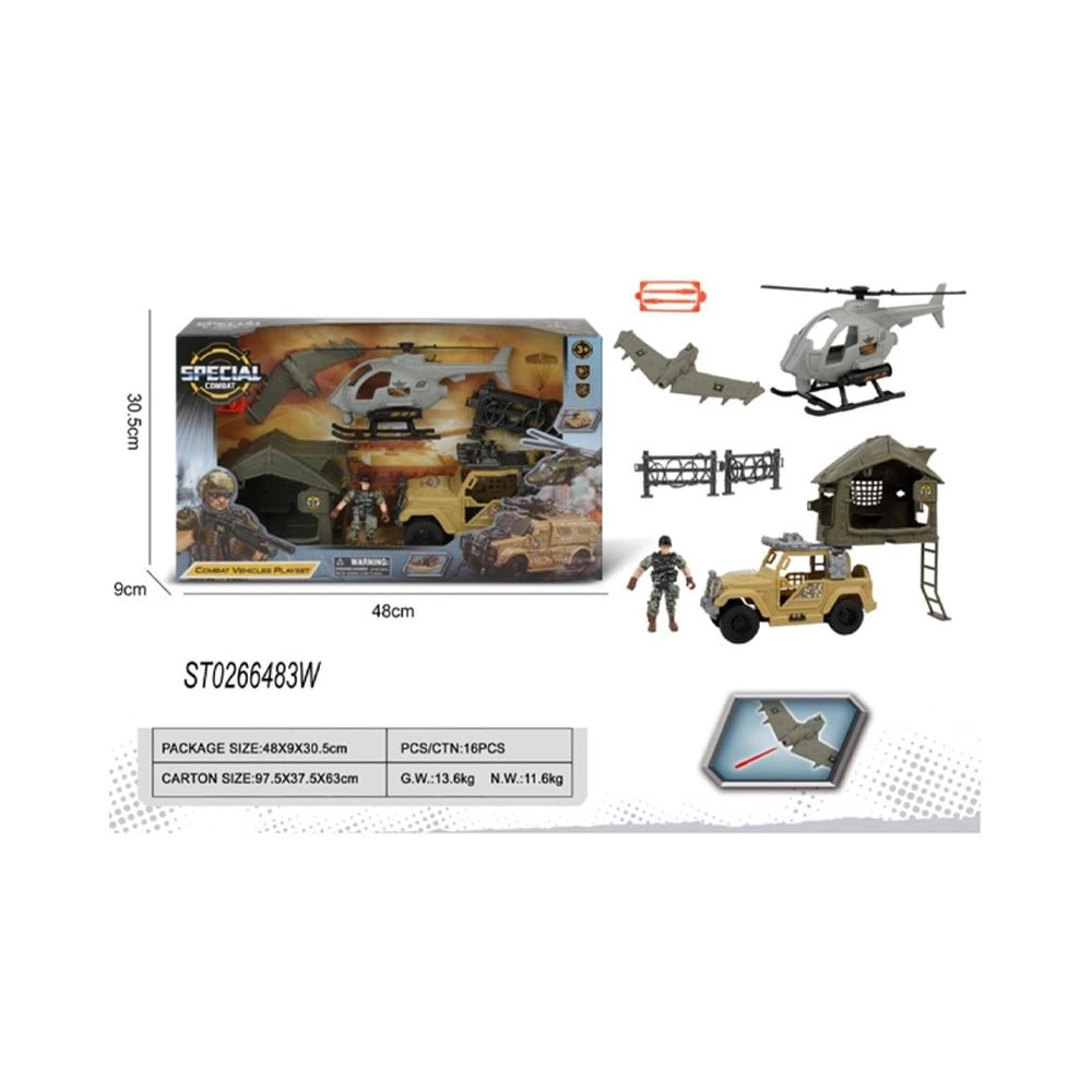 Military Set Special Combat Vehicles Playset H3109 - 22 - Colorland Toys