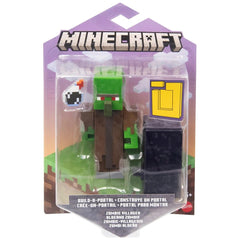 Minecraft Build - A - Portal Action Figures - Zombie Villager HGK37/GTP08 - Colorland Toys