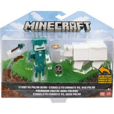 Minecraft Craft - A - Block Action Figure - Stray Vs Polar Bear HGN28/GTT53 - Colorland Toys