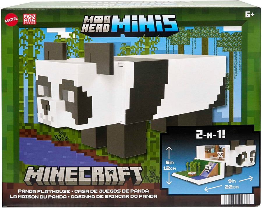 Minecraft Mob Head Minis Panda Playhouse Set HLL25