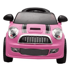 Mini Cooper Car 12V Pink 6088 - Colorland Toys