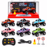 Mini RC Truck 1:64 Scale Remote Control Monster Truck - Assorted 1 pc - Colorland Toys