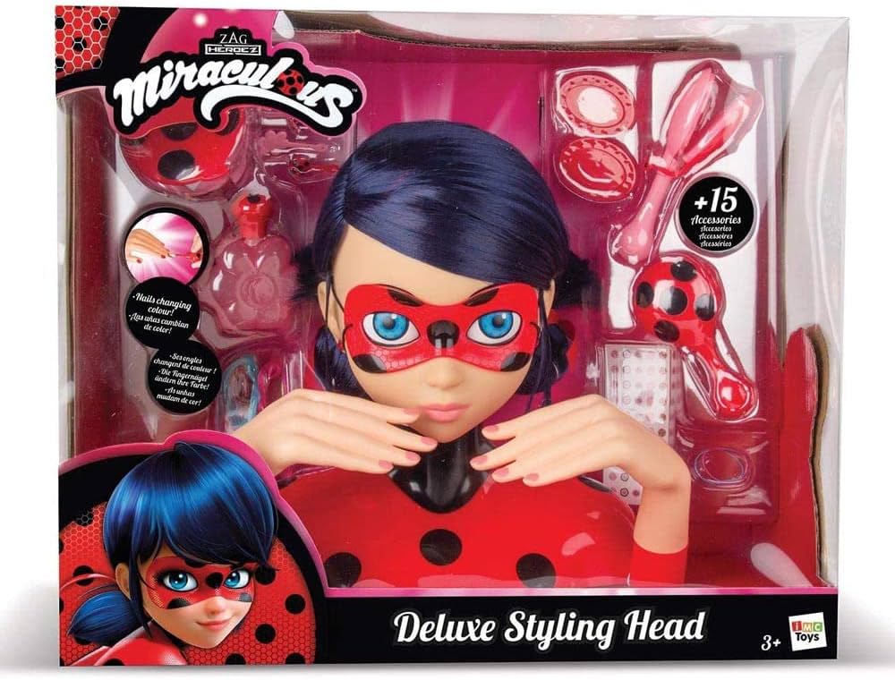 Miraculous Deluxe Styling Head - Ladybug 50247 - Colorland Toys