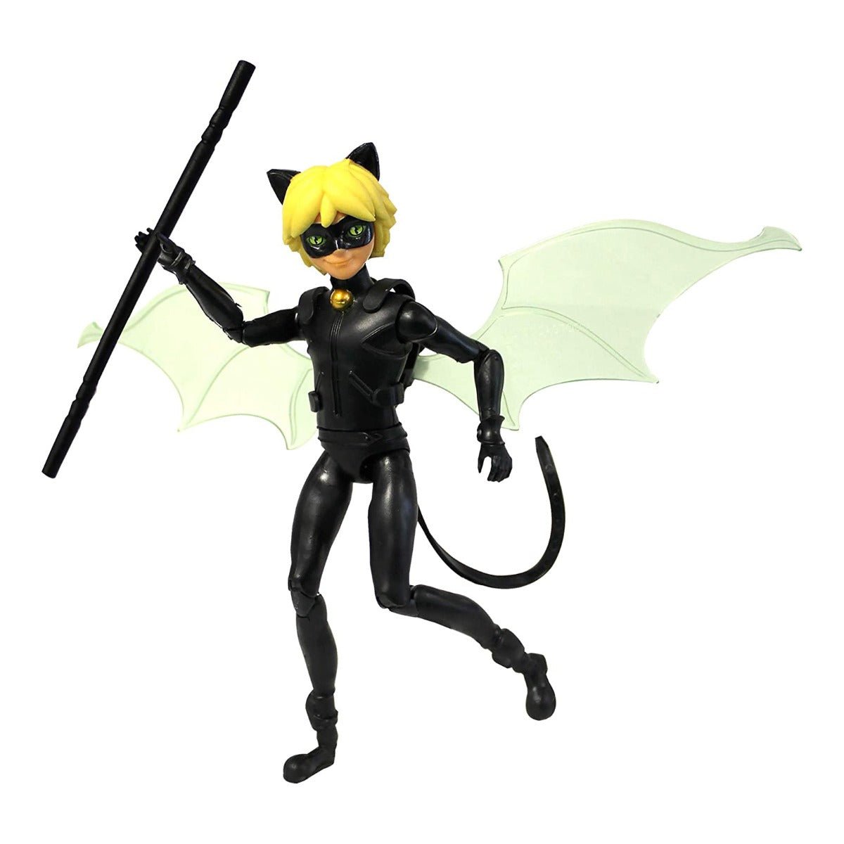 Miraculous Ladybug 12cm Doll - Cat Noir with Battle Wings 50403 - Colorland Toys
