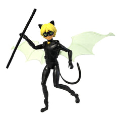 Miraculous Ladybug 12cm Doll - Cat Noir with Battle Wings 50403 - Colorland Toys