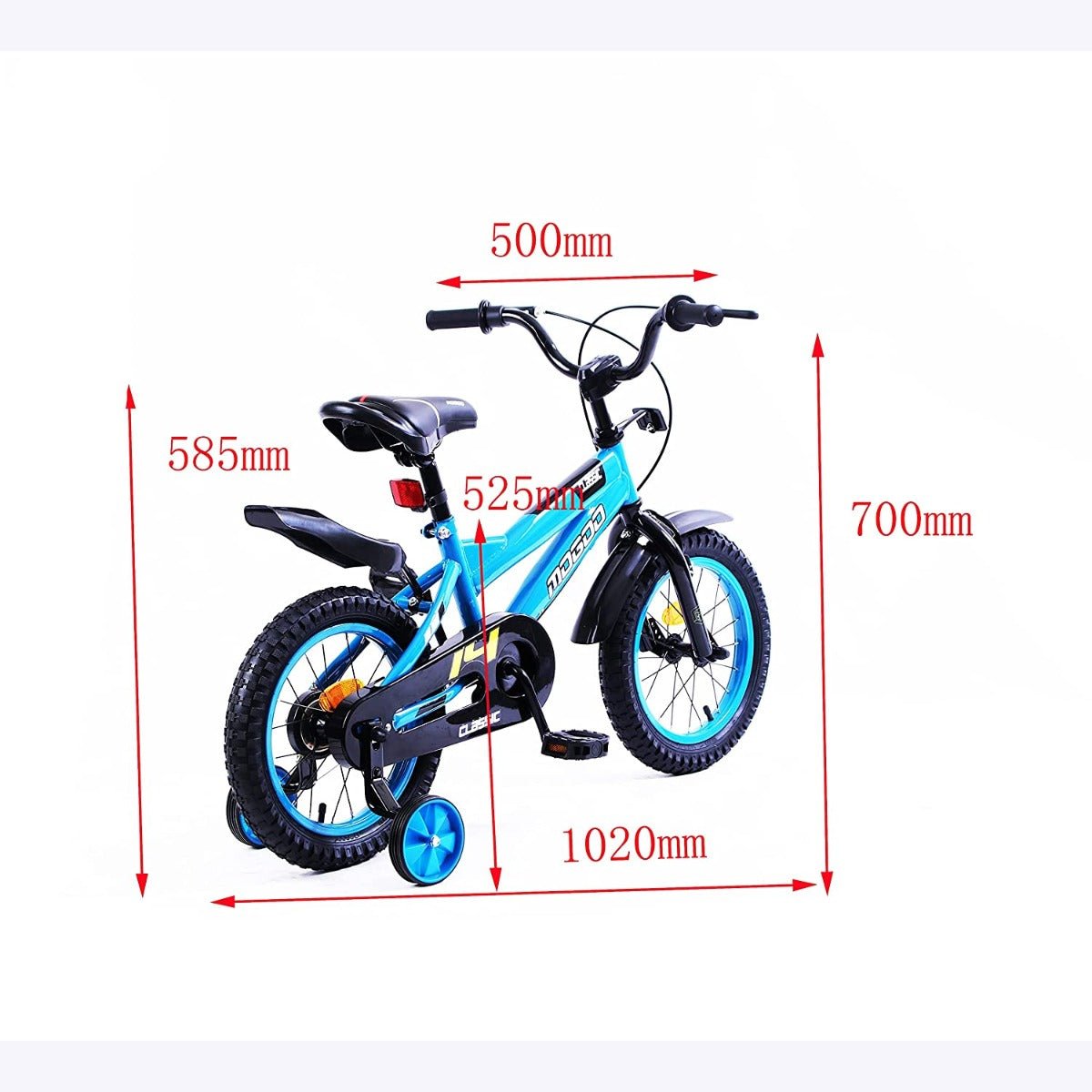 Mogoo Bicycle 14 Classic Blue - Colorland Toys