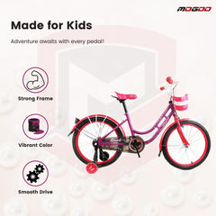 Mogoo Bicycle 16 Pearl Purple - Colorland Toys