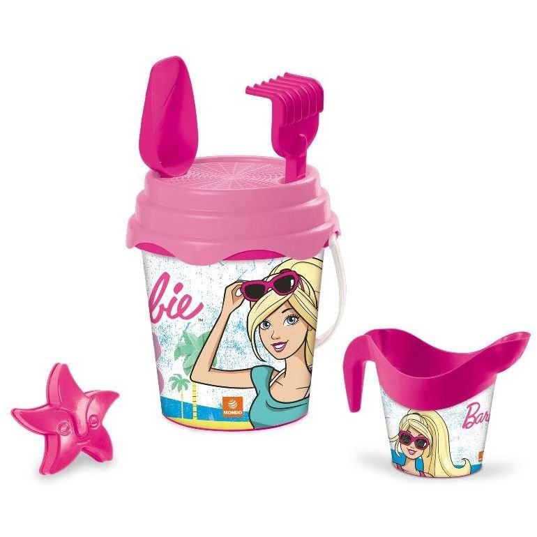 Mondo Deluxe Bucket Set Barbie 17cm 18443 - Colorland Toys