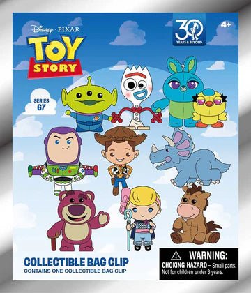 Monogram: Toy Story 30th Anniversary 3D Foam Bag Clip, Series 67 - Colorland Toys