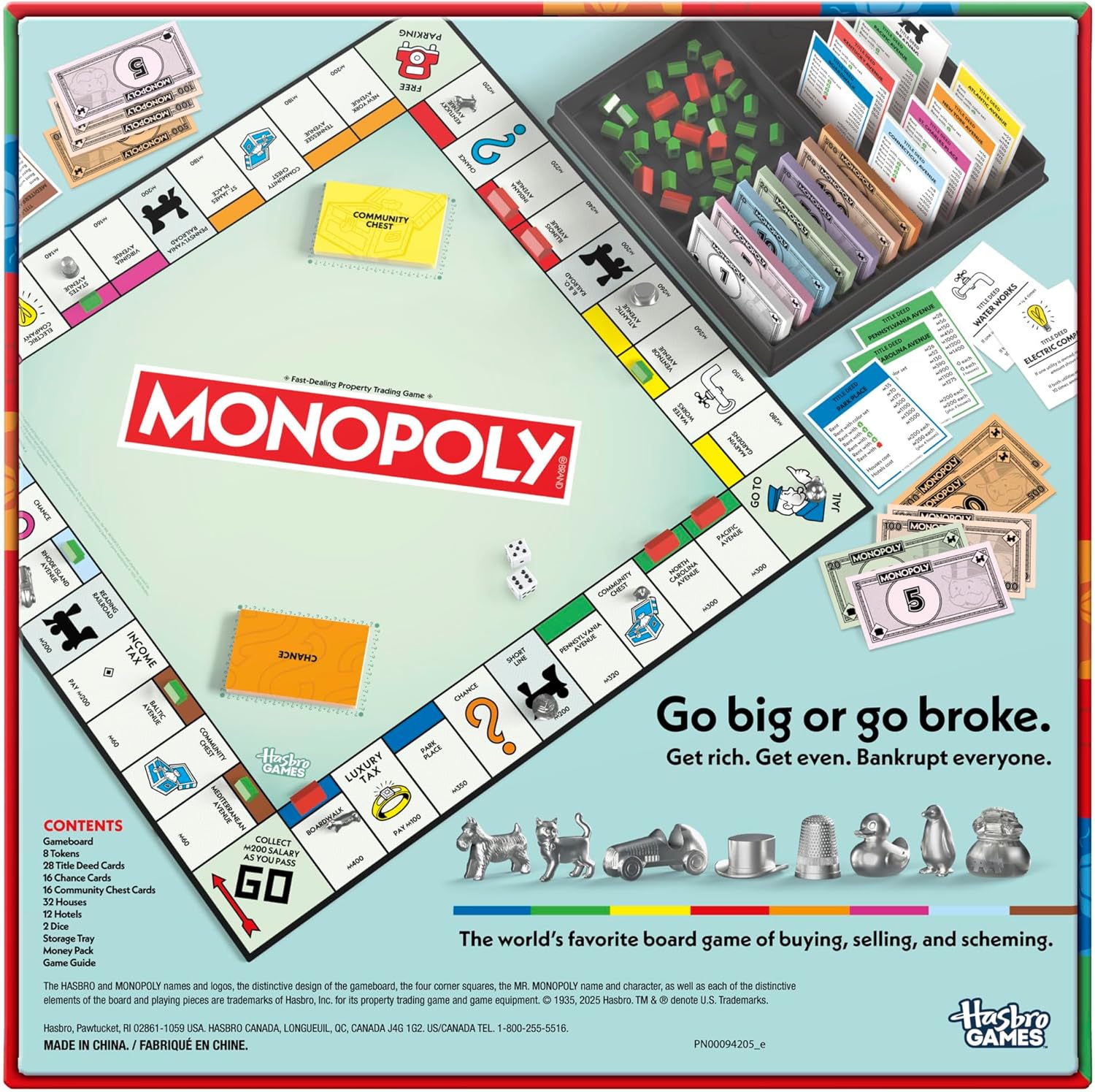 Monopoly Classic Refresh G0009EF1 - Colorland Toys