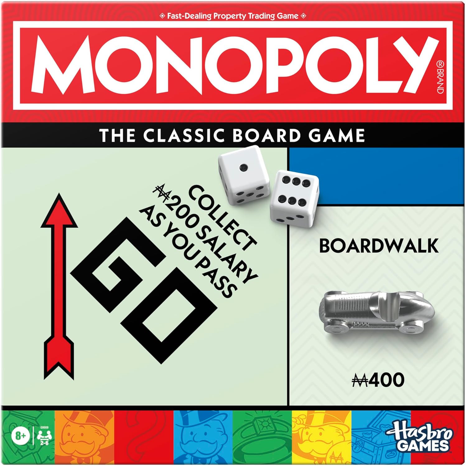 Monopoly Classic Refresh G0009EF1 - Colorland Toys